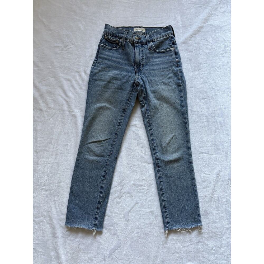 Madewell The Mid Rise‎ Perfect Vintage Jean Women's Size 23 Blue Stretch Denim